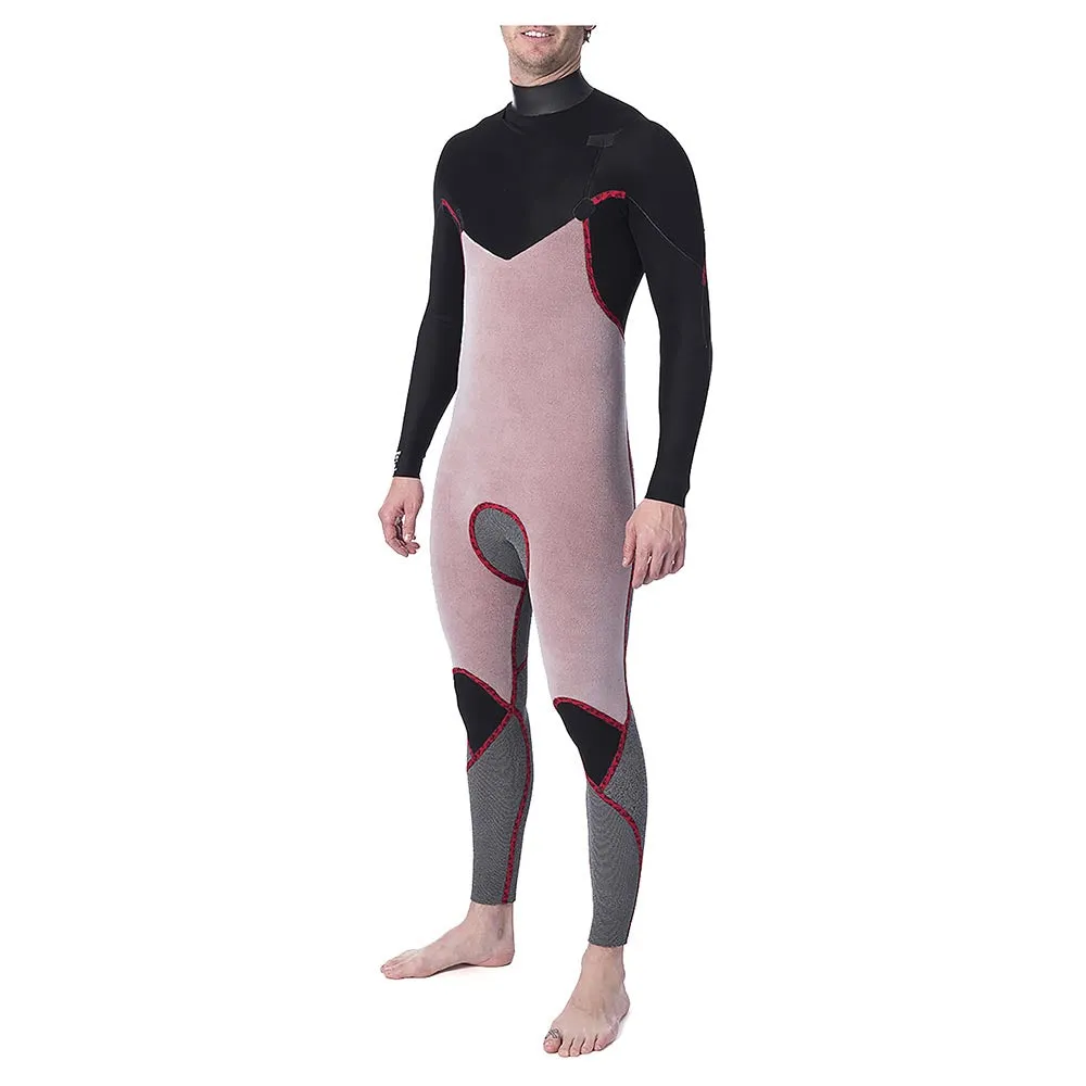 Rip Curl Dawn Patrol Warmth 4/3mm Chest Zip Wetsuit - Black