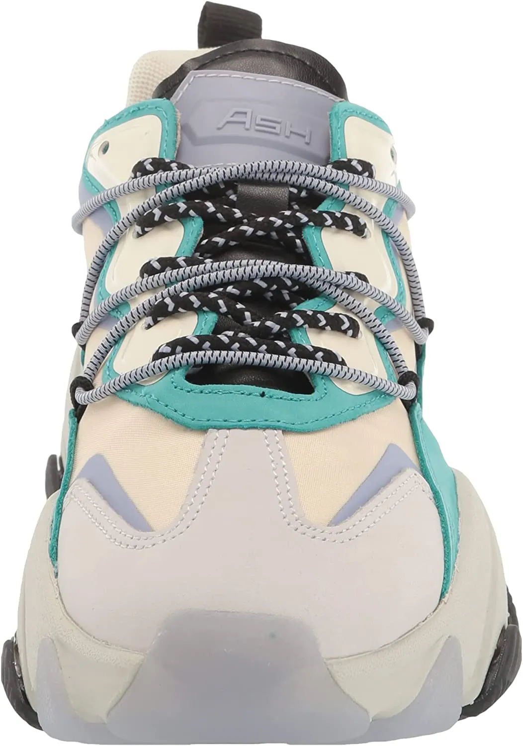 Rounded Ash Extra Chunky Bis Toe Up Black Trainers Fashion Now or never VIP sale Sneakers Mesh Lace