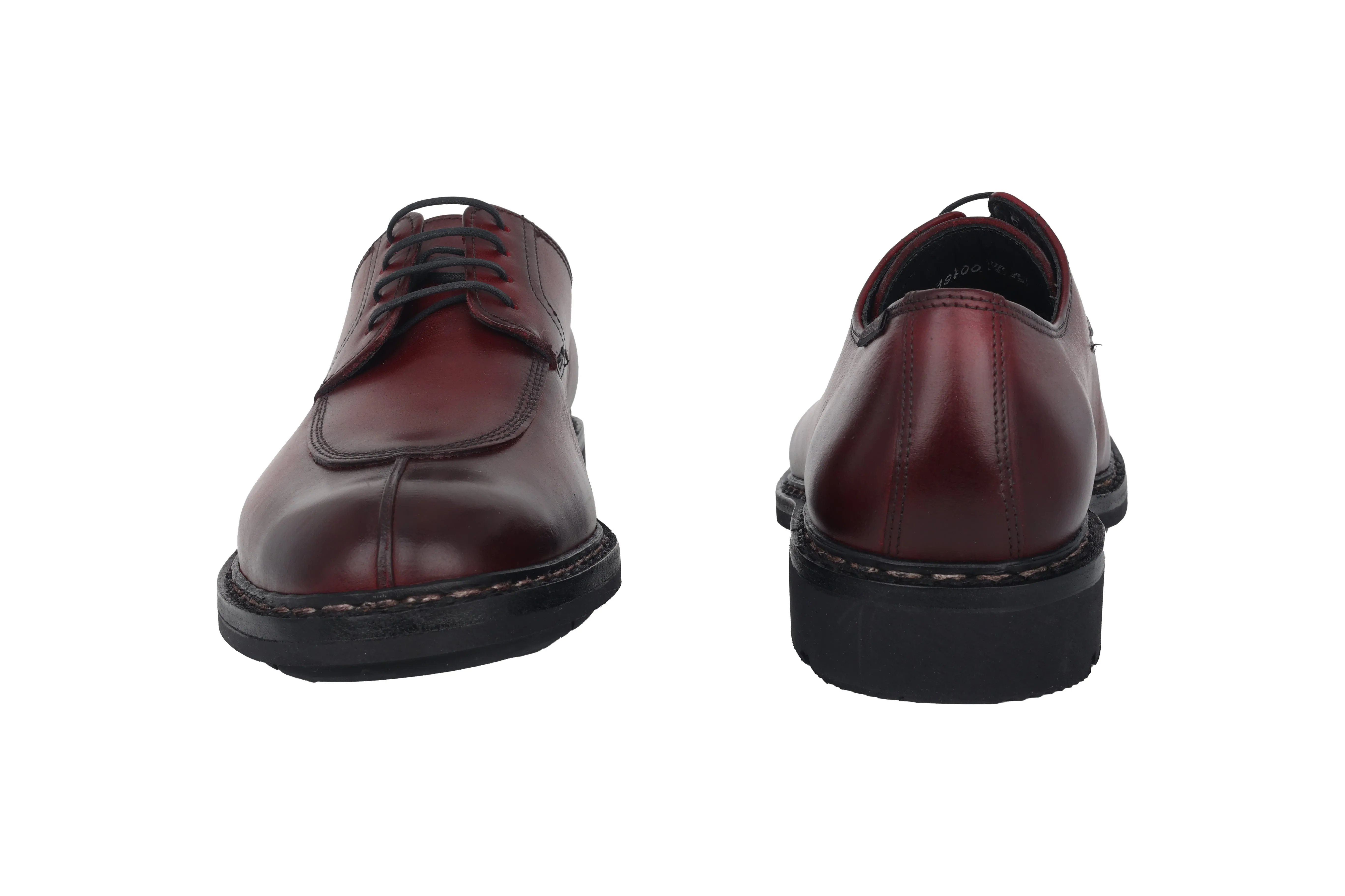 'Sandro' men's handmade lace-up shoes - Red