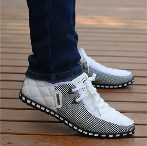Sanne - Witte Net-Sneakers