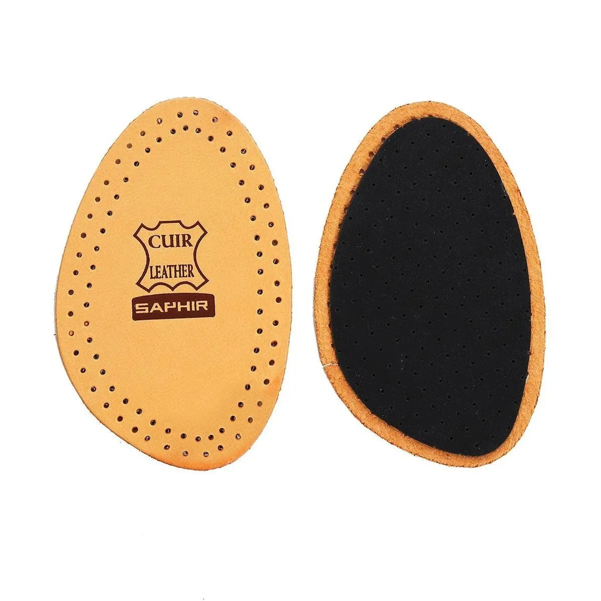 Saphir Beaute du Cuir Leather Half Insoles Charcoal Size 43-46