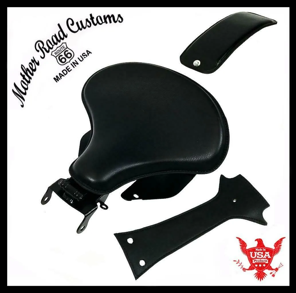 Seat 2018-2025 Harley Softail 15x14" Spring Conversion Mounting Kit P-Pad Tank Bib