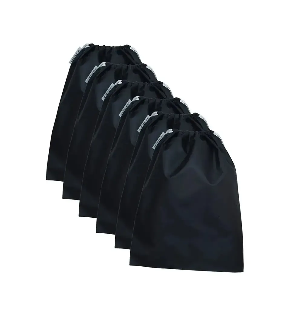 SHOESHINE Shoe Bag (Pack of 18) Water Resistant and Dust Proof Shoe Storage Bag - Navy Blue