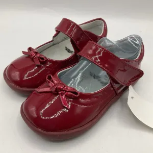 Size 6-6.5: Pediped Isabella/RED PATENT Mary Jane Velcro Shoes NEW