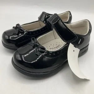 Size 7.5-8: Pediped Isabella/BLACK PATENT Mary Jane Velcro Shoes NEW