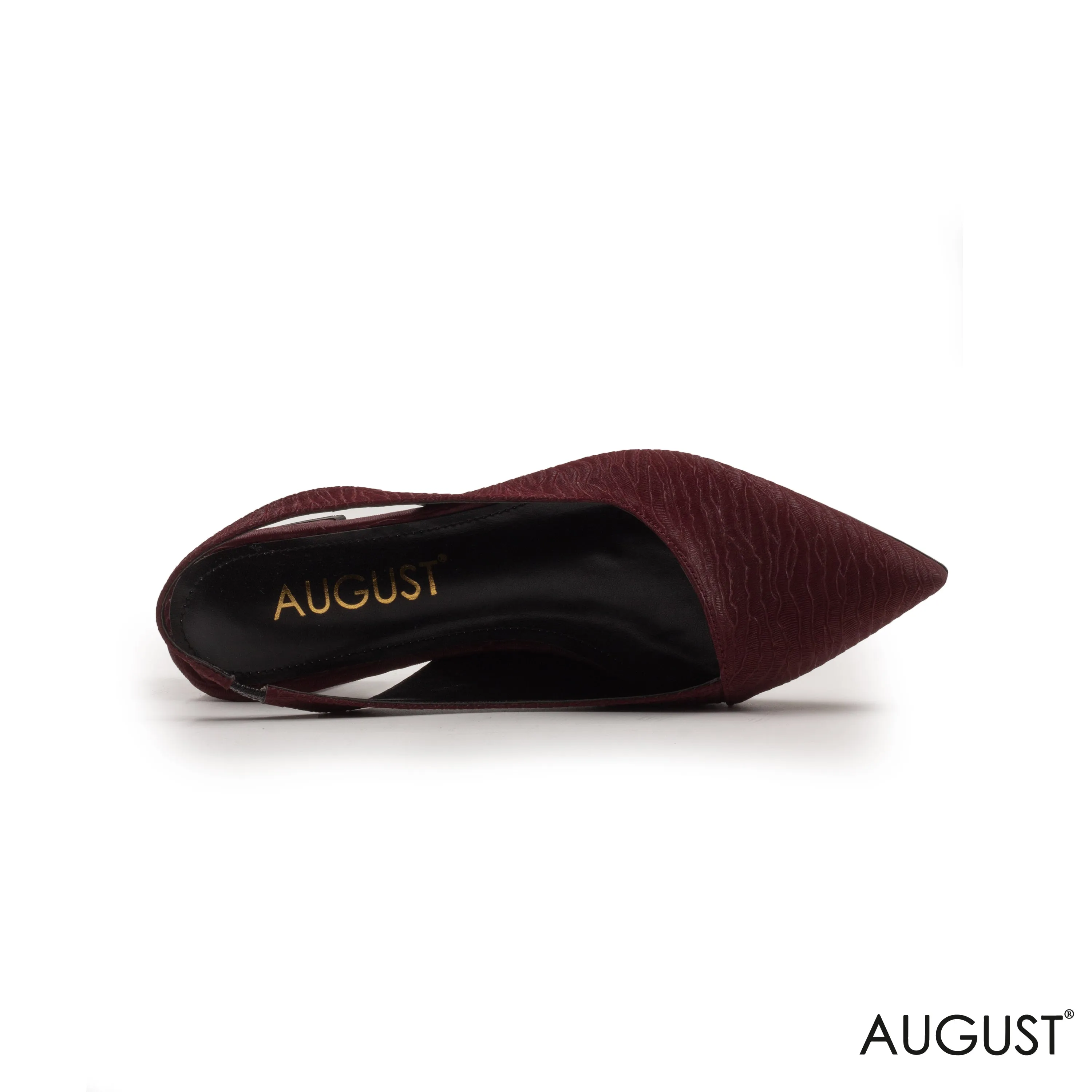 SLINGBACK SHOES WITH A BLOCK LOW-HELL