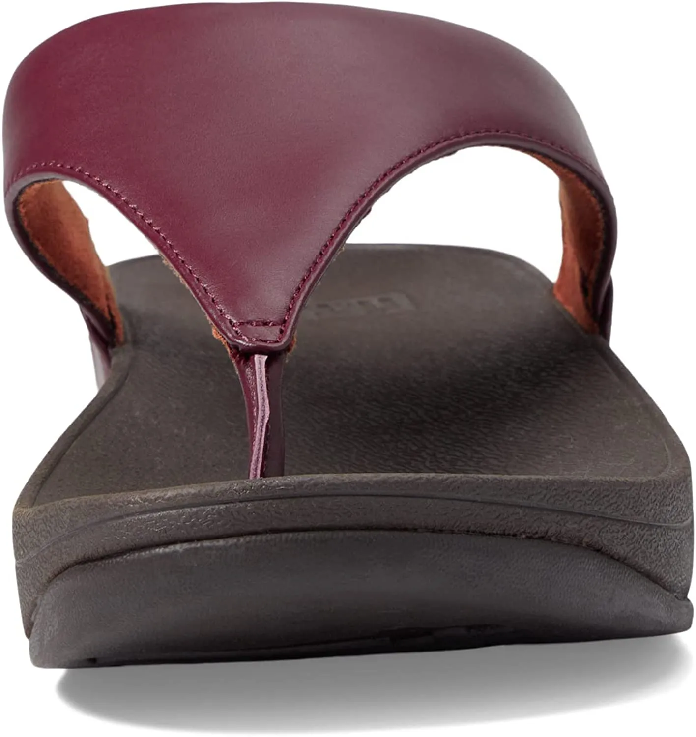 Slip Leather Toe Sandals Contemporary FitFlop Reliable delivery Lulu Flat Plummy Open On Thong