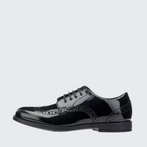 START RITE BROGUE PRI BLACK PATENT