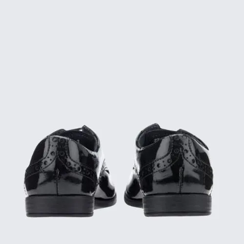 START RITE BROGUE PRI BLACK PATENT