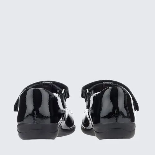 START RITE POPPY BLACK PATENT