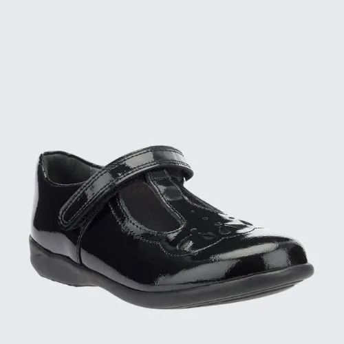 START RITE POPPY BLACK PATENT