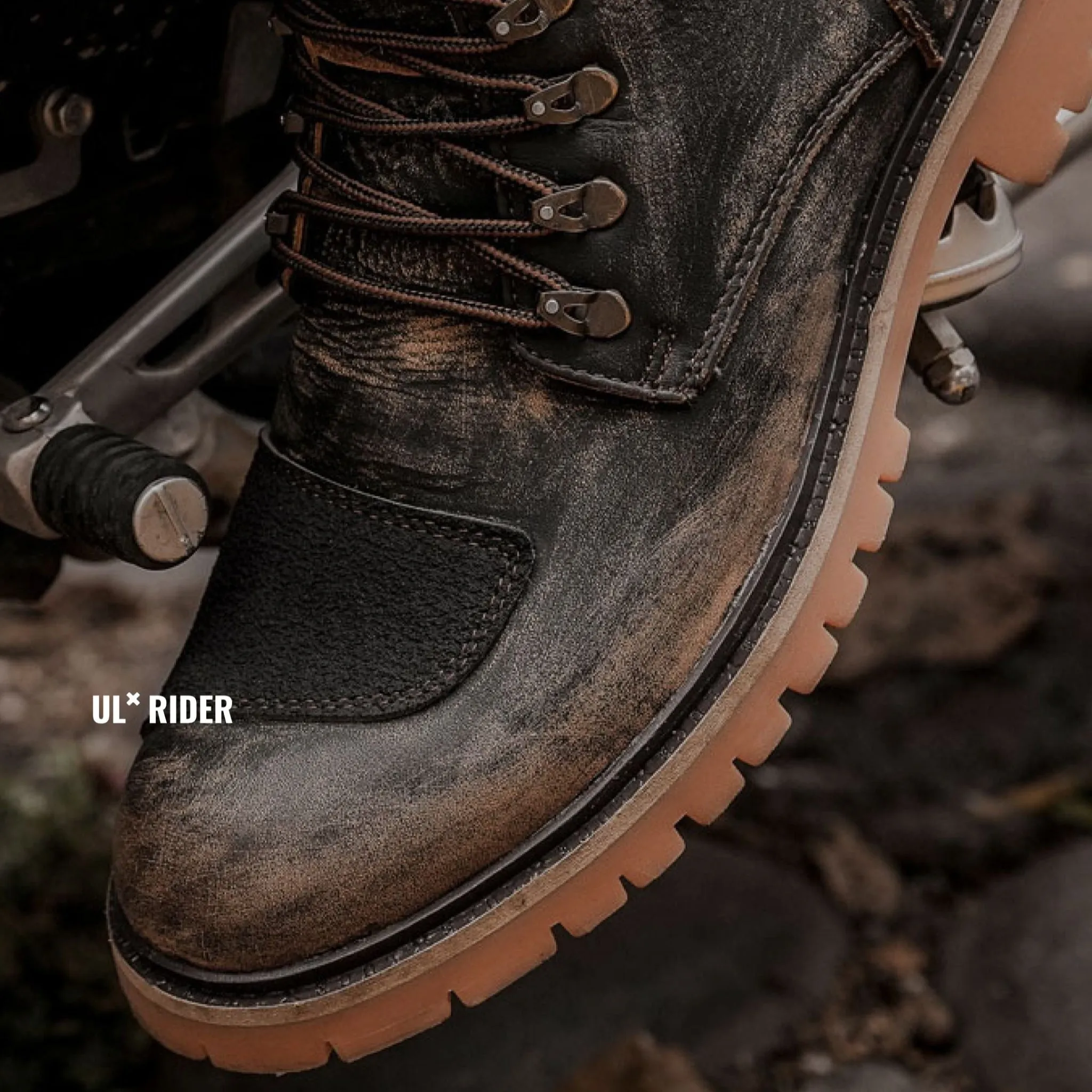 Umberto x Luce | Dune Motorcycle Boots