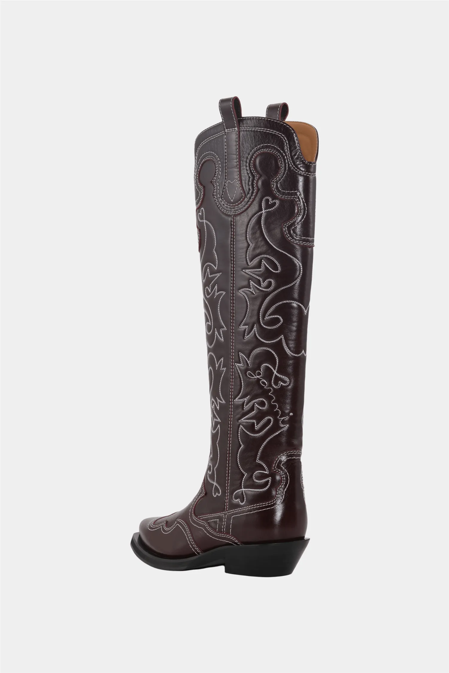 Western Knee High Embroidered Boot