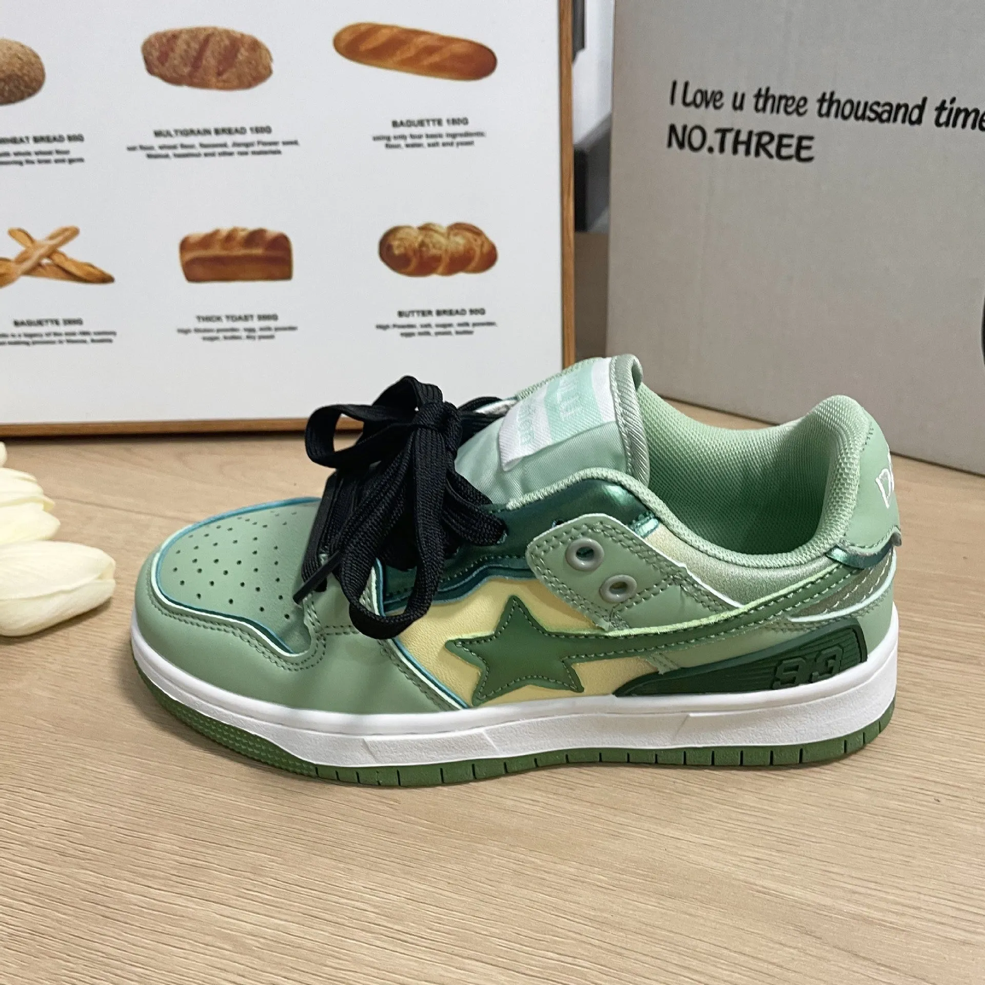 Winter Retro Shoes Women Couple's Breathable Rubber Sneaker