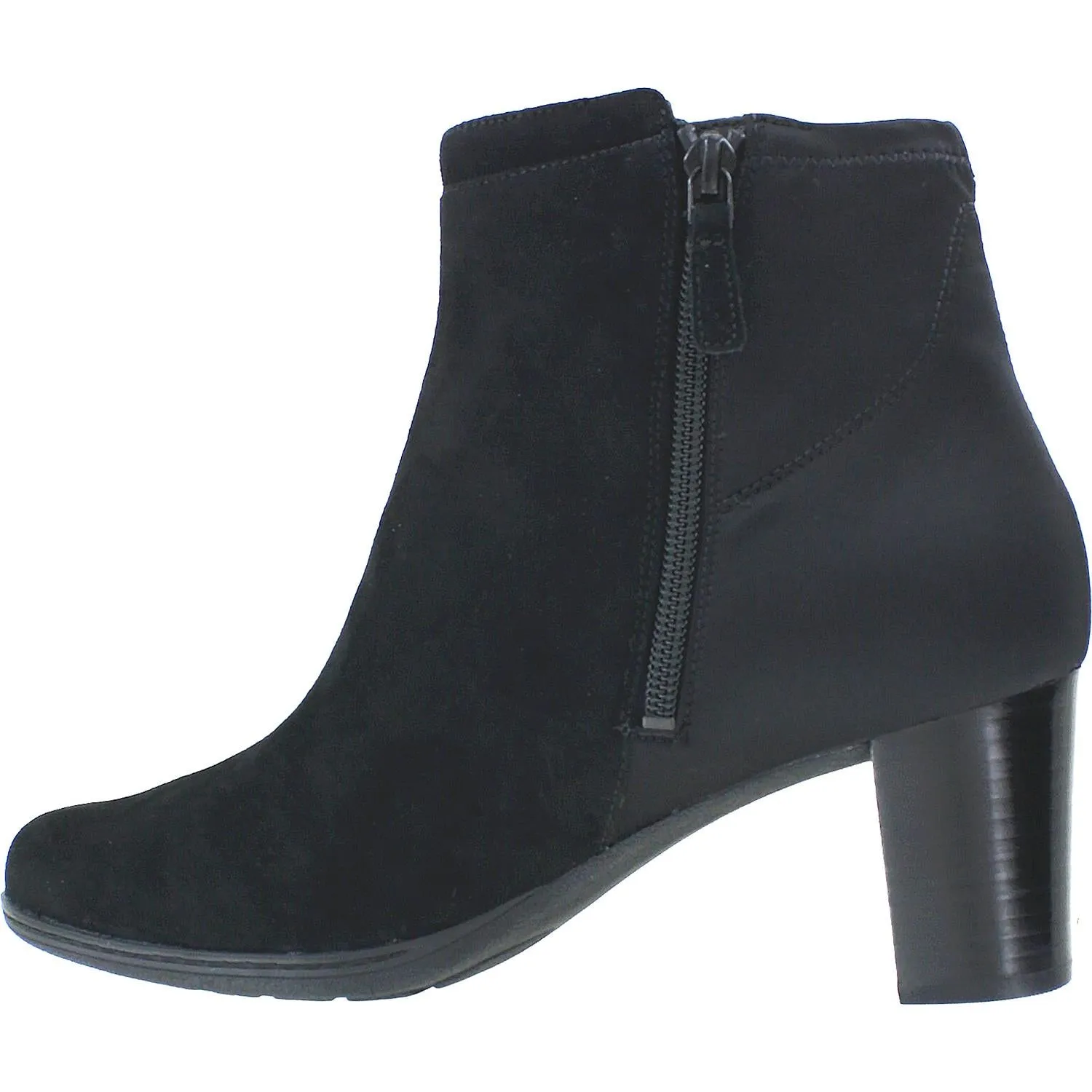 Women's Rockport Chaya Bootie Black Suede/Synthetic