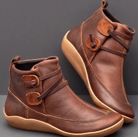 Womens Stitching Slip On Solid Color Slip Resistant Winter Ankle Boots 2022 Shoes