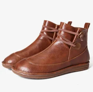 Womens Stitching Slip On Solid Color Slip Resistant Winter Ankle Boots 2022 Shoes