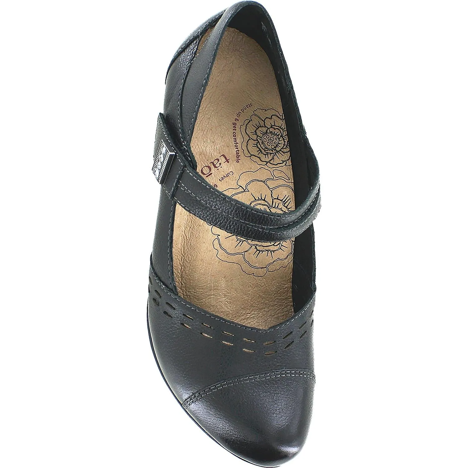 Women's Taos Stunner Black Leather