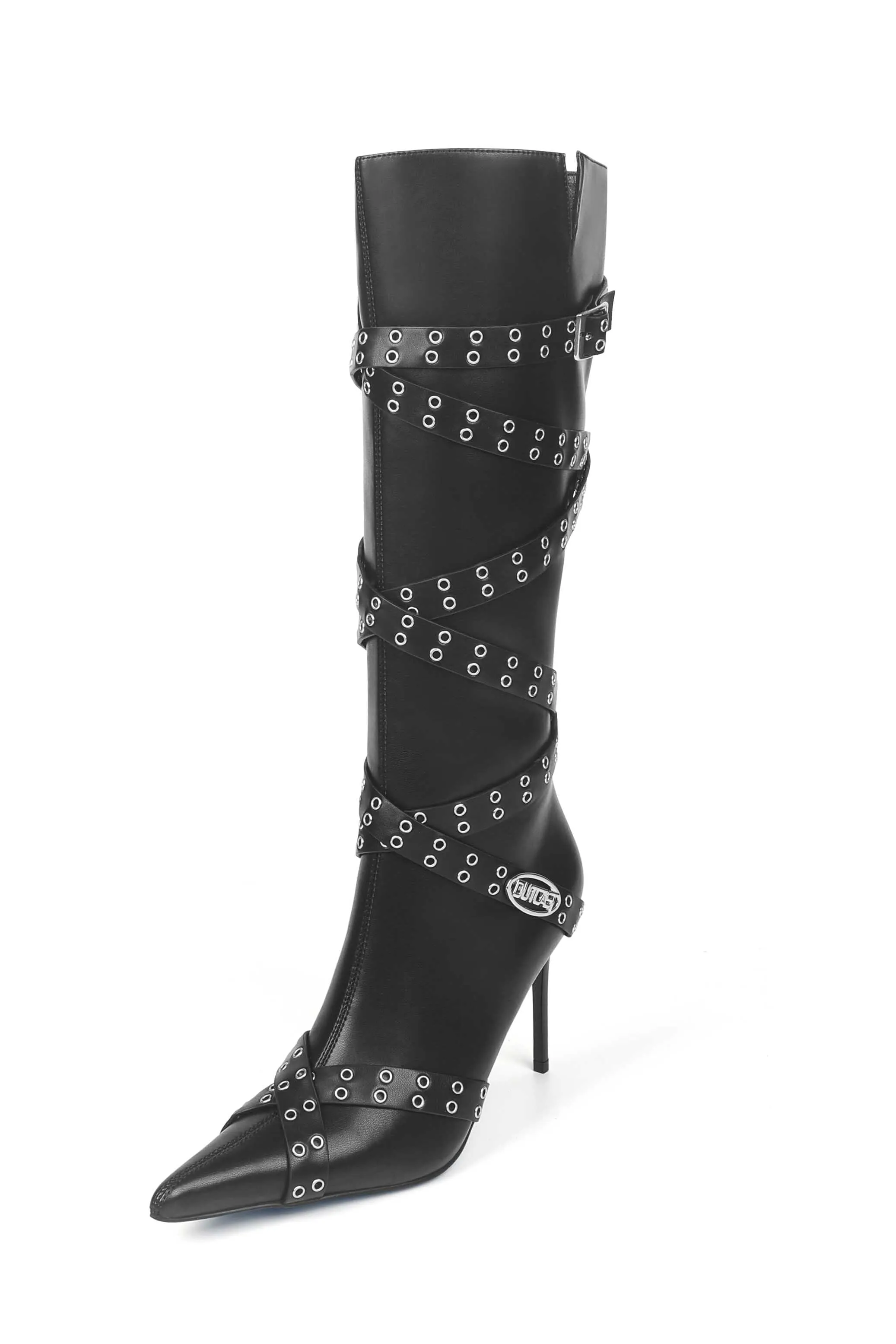 ZANETA PU BOOTS BLACK