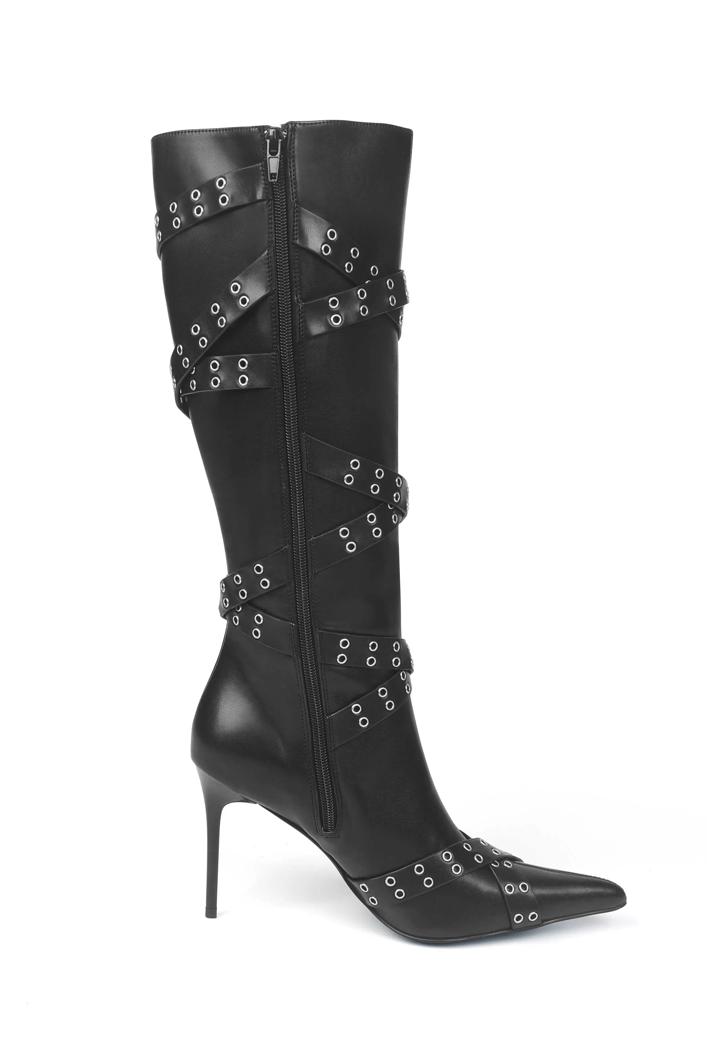 ZANETA PU BOOTS BLACK